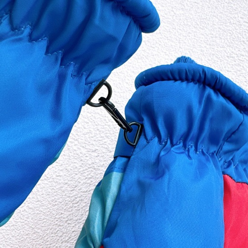 Ski Glove Waterproof - Kaymayı Önleyici, Çizgi Film Desenli Çocuk