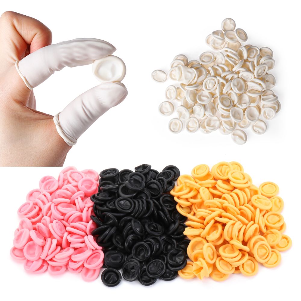Latex Disposable Glove - 100/300 adet, kaymaz özellikli, tek kullanımlık