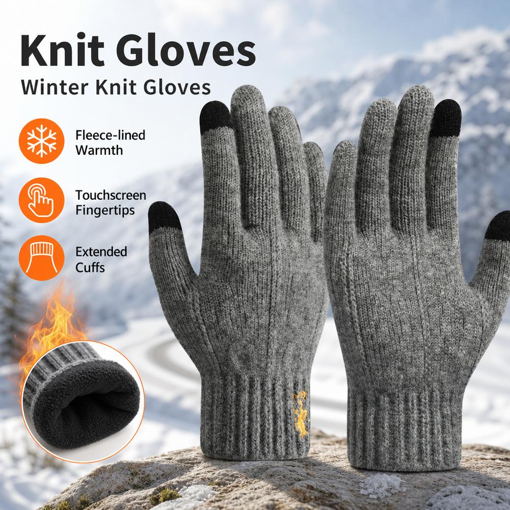 Kışlık Örgü Eldivenler, Dokunm - Wool Glove Lined incelemesi ve fiyatı