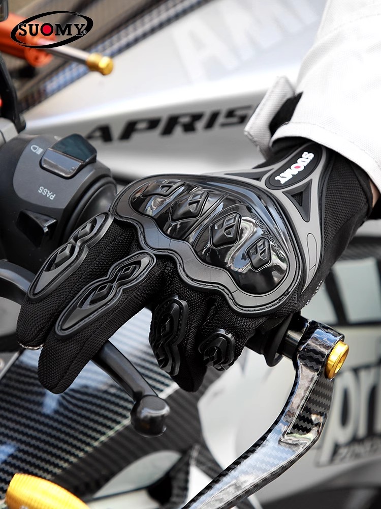 SUOMY Yazlık Dokunmatik Ekranl - Motorcycle Glove Knuckle incelemesi ve fiyatı